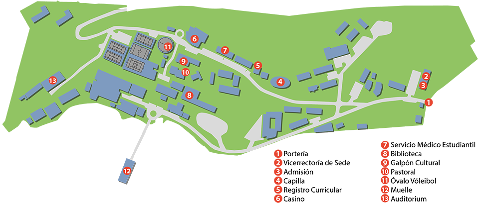 Mapa campus